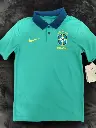 PLAYERA TIPO POLO BRASIL NIKE ORIGINAL TALLA M INFANTIL